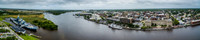 Aerial views of Wilmington, NC