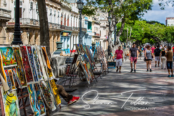 Paseo del Prado Havana Cuba