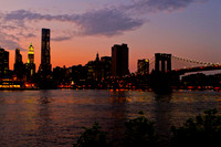Lower Manhattan Evening Skyline