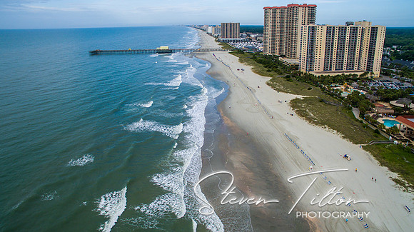 Aerial view of Myrtle Beach, SC