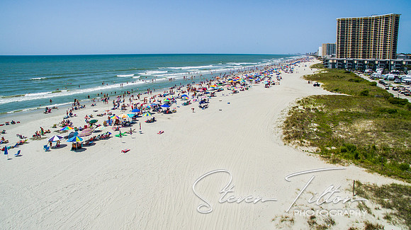 Aerial view of Myrtle Beach, SC