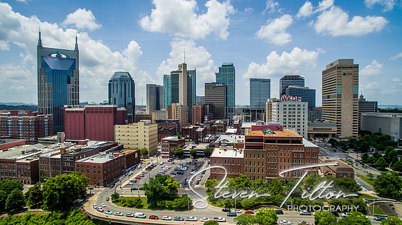 Aerial view of Nashville, TN