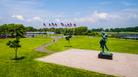 Aerial views from Liberty State Park, NI