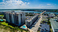 Aerial view of Wrightsville Beach, NC