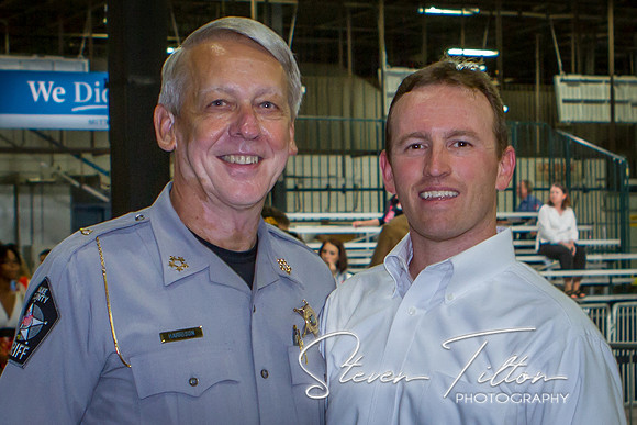 Sherriff Donnie Harrison at Paul Ryan Rally
