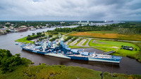 Aerial views of Wilmington, NC
