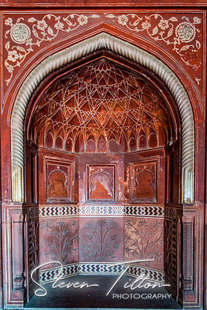 Mosque located across from The Taj Mahal.