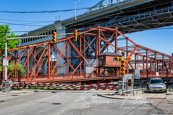 Center Street Bridge in Downtown Cleveland, Ohio