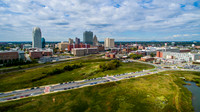 Aerial view of Winston-Salem, NC
