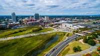 Aerial view of Winston-Salem, NC