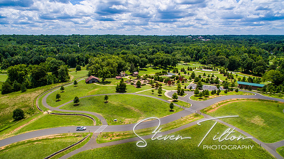 Aerial Views of Joyner Park in Wake Forest, NC