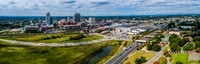 Aerial view of Winston-Salem, NC