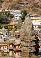 Krishna Meera temple outside of Amer Fort