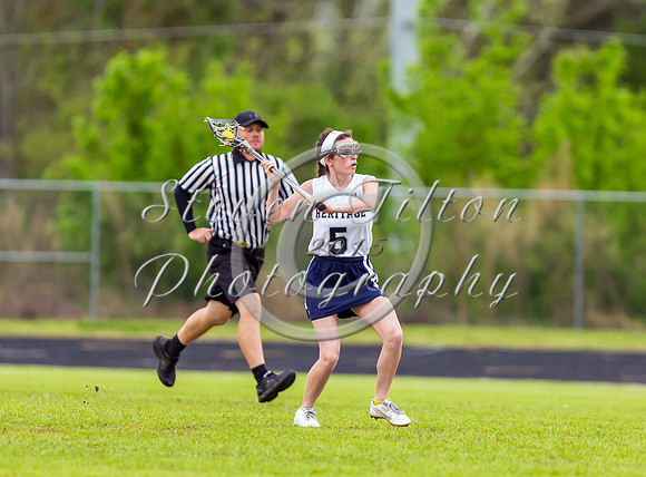 Leesville @ Heritage Girls Lacrosse