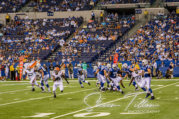 Colts vs Browns at home