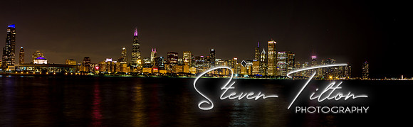 Downtown Chicago at Night