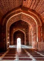 Mosque located across from The Taj Mahal.