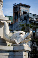 The Indian Fountain showing ruins in the background