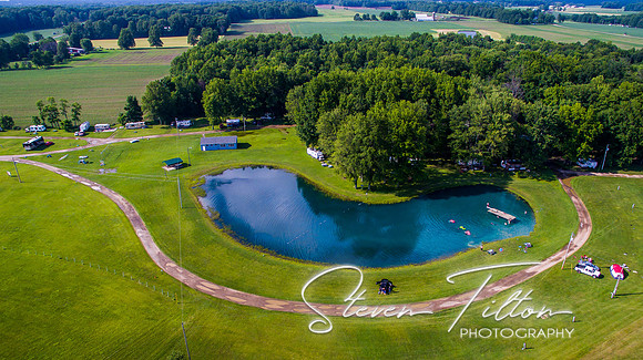 Aerial views of Wooster, OH