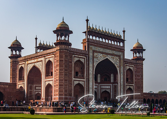 The Great Gate leading into The Taj Mahal