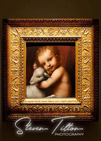The infant Jesus with a LambBernardino Luini (1480-1532)