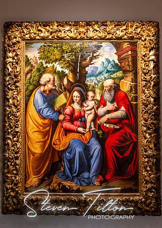 The Madonna and Child with Saint Peter and Saint JeromeCesare M