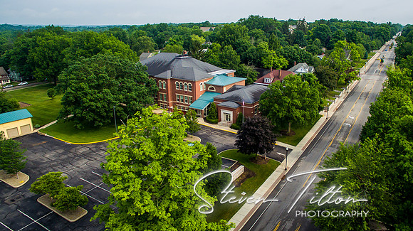 Aerial views of Wooster, OH