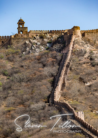 Great wall of Amer-Jaipur