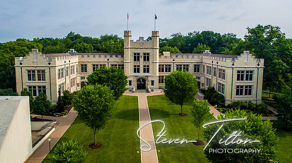 Aerial views of Wooster, OH