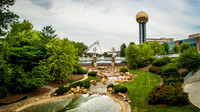 Aerial view of Knoxville, TN
