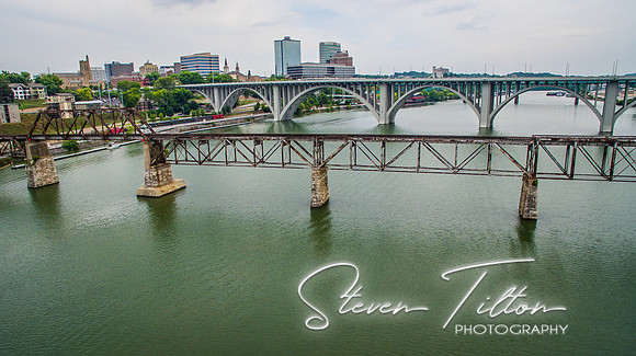Aerial view of Knoxville, TN