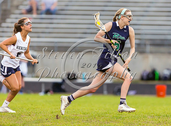 Leesville @ Heritage Girls Lacrosse