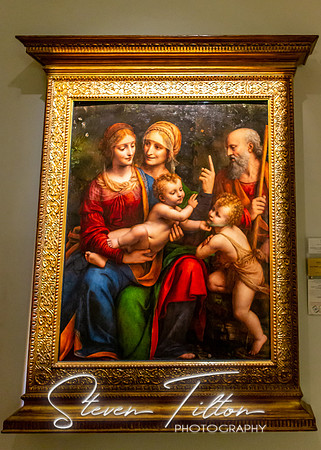The Holy Family with Saints Anne and JohnBernardino Luini (1480