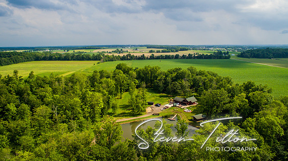 Aerial views of Wooster, OH