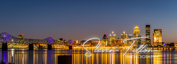 Louisville, Kentucky Skyline Panoramic