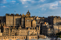Market Street in downtown Edinburgh