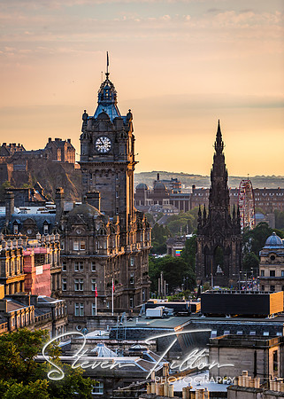 The Balmoral Hotel  grand clock