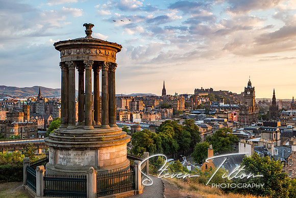 Calton Hill at Sunset