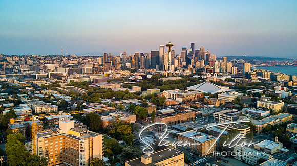 Aerial view of Seattle