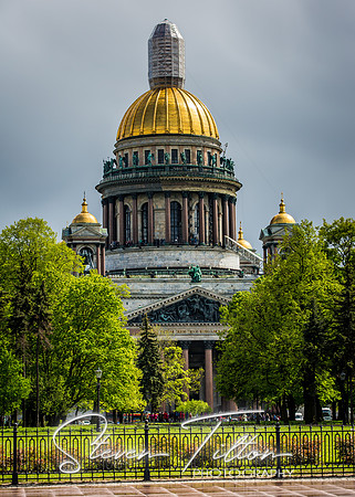 Saint Isaac's Cathedral or Isaakievskiy Sobor in Saint Petersburg, Russia, is the largest Russian Orthodox cathedral in the city.