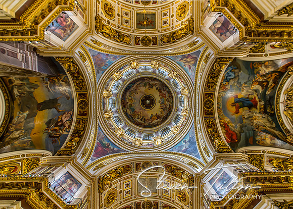 Saint Isaac's Cathedral or Isaakievskiy Sobor in Saint Petersburg, Russia, is the largest Russian Orthodox cathedral in the city.