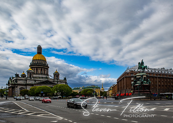 Saint Isaac's Cathedral or Isaakievskiy Sobor in Saint Petersburg, Russia, is the largest Russian Orthodox cathedral in the city.