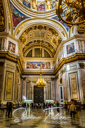 Saint Isaac's Cathedral or Isaakievskiy Sobor in Saint Petersburg, Russia, is the largest Russian Orthodox cathedral in the city.