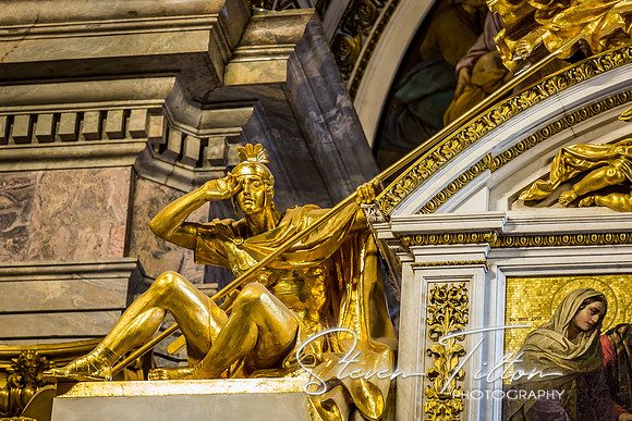 Saint Isaac's Cathedral or Isaakievskiy Sobor in Saint Petersburg, Russia, is the largest Russian Orthodox cathedral in the city.