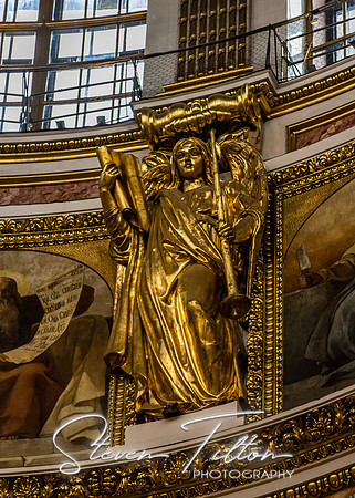 Saint Isaac's Cathedral or Isaakievskiy Sobor in Saint Petersburg, Russia, is the largest Russian Orthodox cathedral in the city.