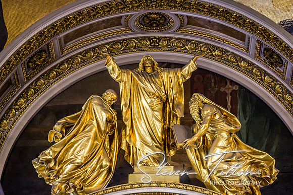 Saint Isaac's Cathedral or Isaakievskiy Sobor in Saint Petersburg, Russia, is the largest Russian Orthodox cathedral in the city.