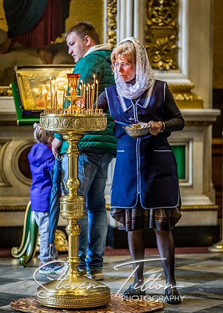 Saint Isaac's Cathedral or Isaakievskiy Sobor in Saint Petersburg, Russia, is the largest Russian Orthodox cathedral in the city.