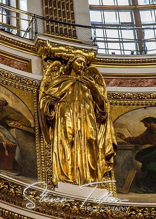 Saint Isaac's Cathedral or Isaakievskiy Sobor in Saint Petersburg, Russia, is the largest Russian Orthodox cathedral in the city.