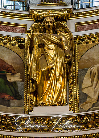 Saint Isaac's Cathedral or Isaakievskiy Sobor in Saint Petersburg, Russia, is the largest Russian Orthodox cathedral in the city.