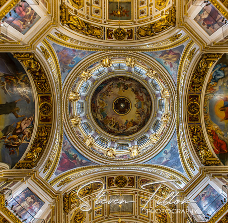 Saint Isaac's Cathedral or Isaakievskiy Sobor in Saint Petersburg, Russia, is the largest Russian Orthodox cathedral in the city.